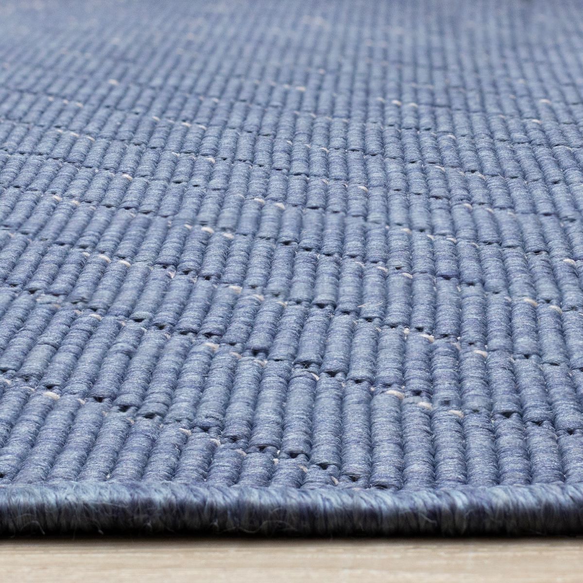 Summer Breeze 5'3" x 7'7" Outdoor Rug Traverse Stripes - Blue, White