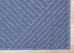 Summer Breeze 6'7" x 9'6" Outdoor Rug Traverse Stripes - Blue, White