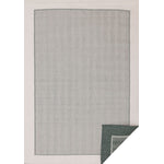 Summer Breeze 5'3" x 7'7" Outdoor Chevron Border Rug - Green, White