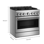 KitchenAid Stainless Steel Slide-In Gas Range (5 cu. ft.) - KFGS936SSS