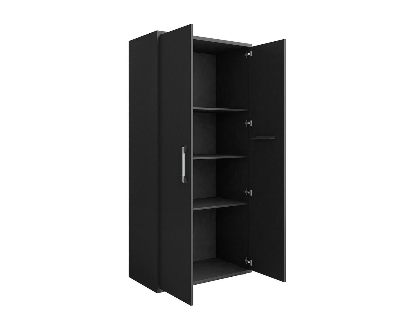 Lunde Tall Garage Cabinet - Black Matte