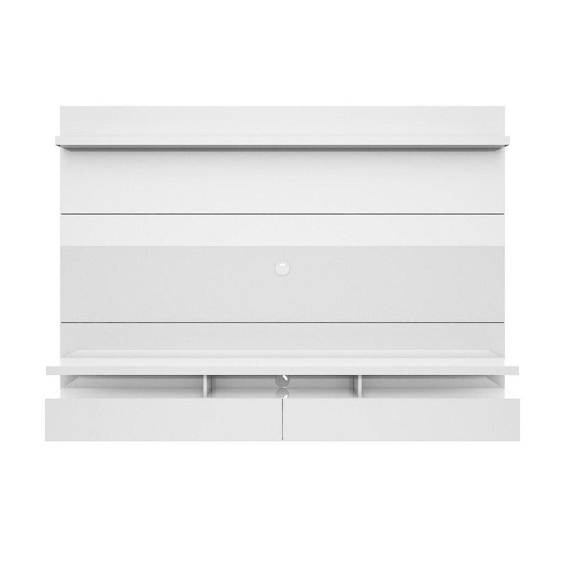 Lavo 86.5" Floating Wall Theater Entertainment Centre - White