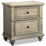 Emma 6-Piece King Storage Bedroom Package - Oak