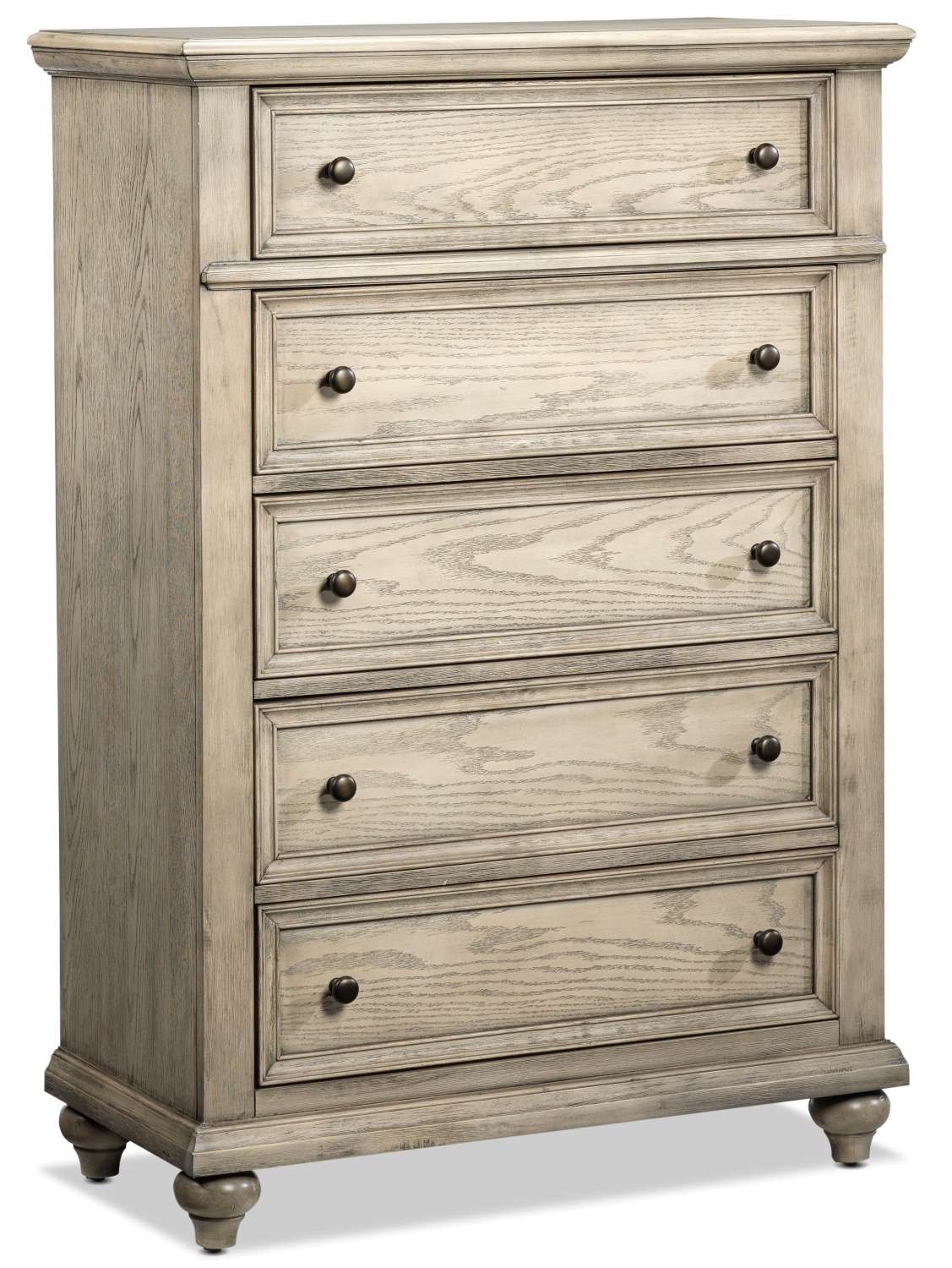 Emma 5-Piece King Storage Bedroom Package - Oak