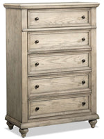 Emma 5-Piece King Storage Bedroom Package - Oak