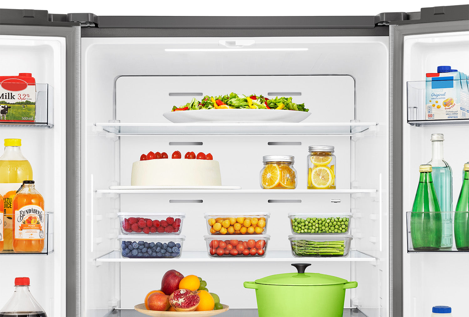 Hisense 31.5" 22.1 Cu. Ft. Stainless Steel French Door Refrigerator - RF22B3FSE