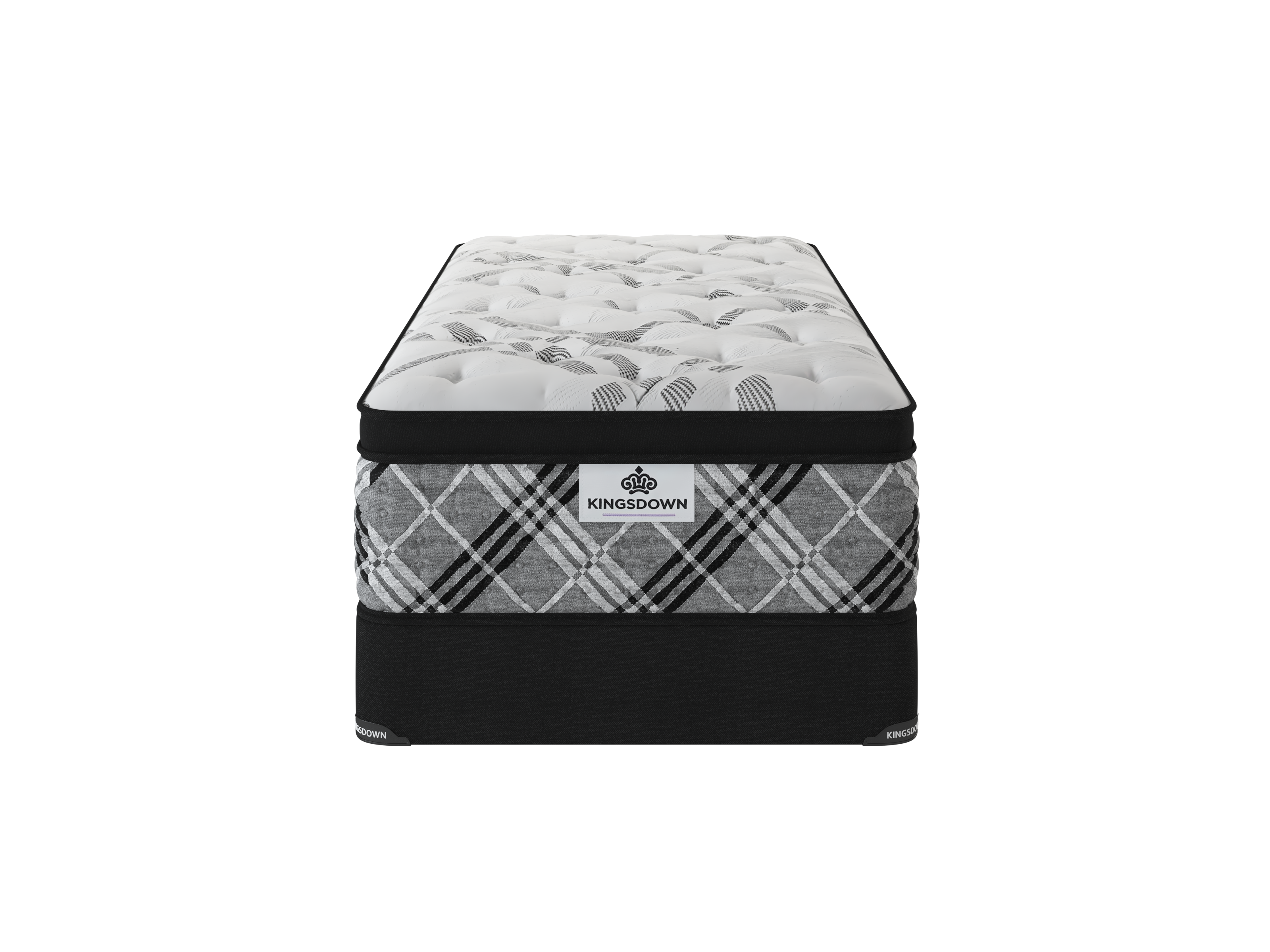 Kingsdown Natasha Plush Twin Mattress and Boxspring Set