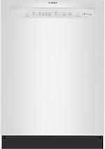 Bosch White 100 Series 24" Dishwasher with Recessed Handle - SHE2ADF2N