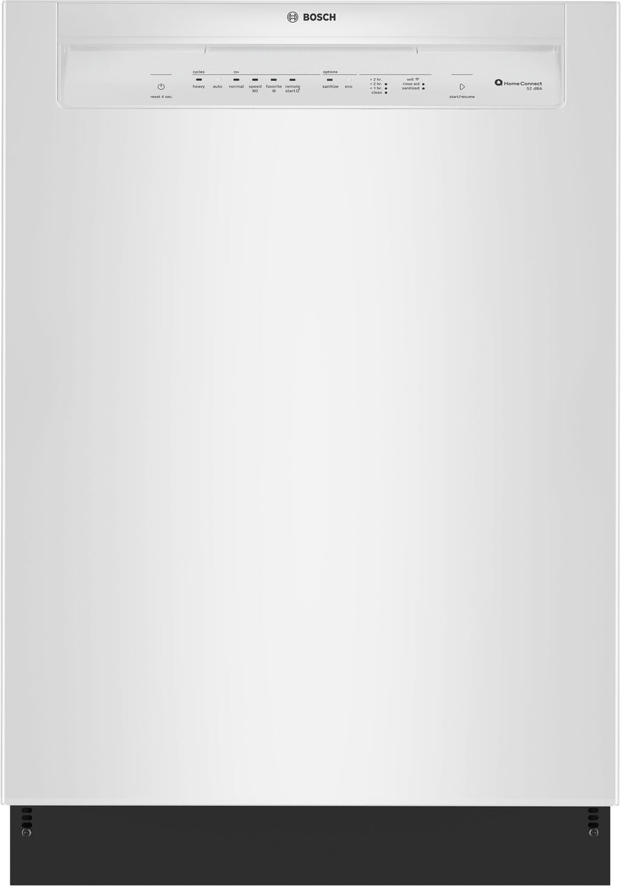 Bosch White 100 Series 24" Dishwasher with Recessed Handle - SHE2ADF2N