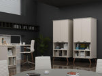 Applesham 2-Piece Extra Storage Home Office Set - Off White