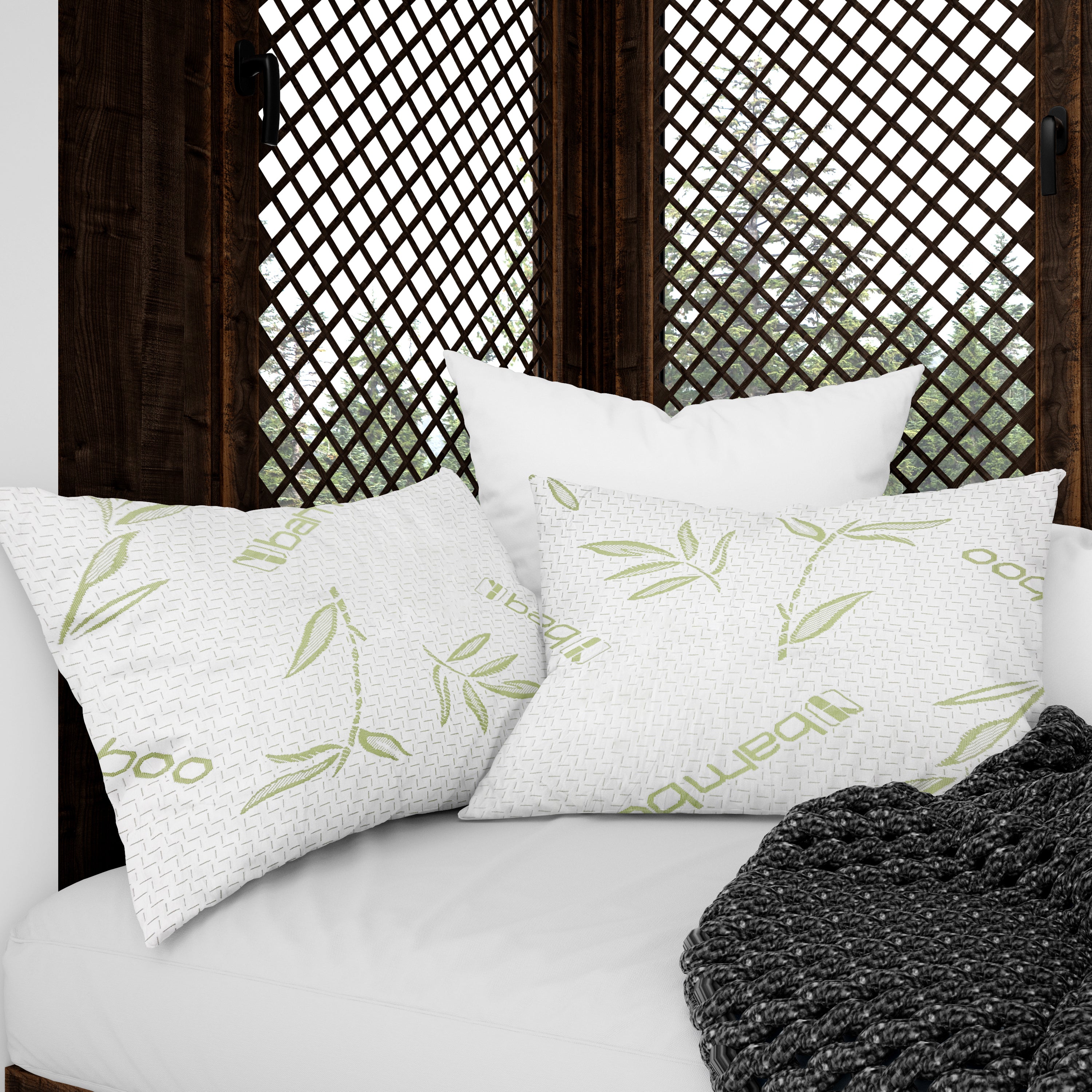 Cotton House 2 Pack Bamboo Queen Pillow