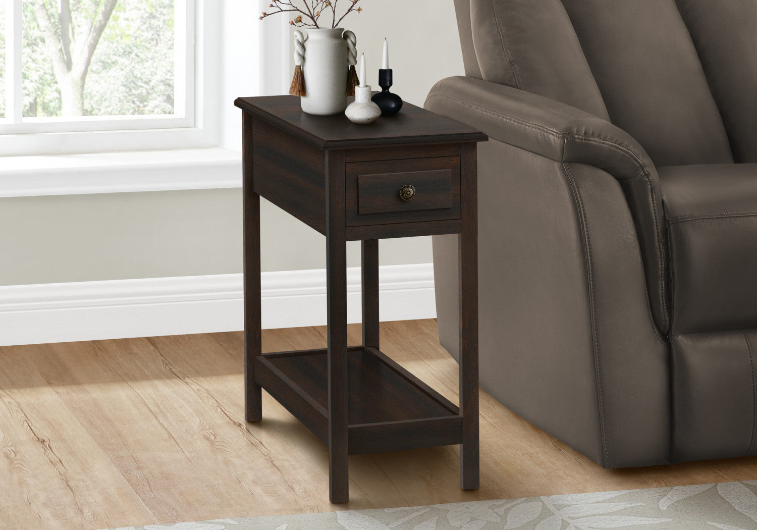 Flint Side Table - Walnut