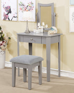 Kyrie Vanity Table Set - Grey