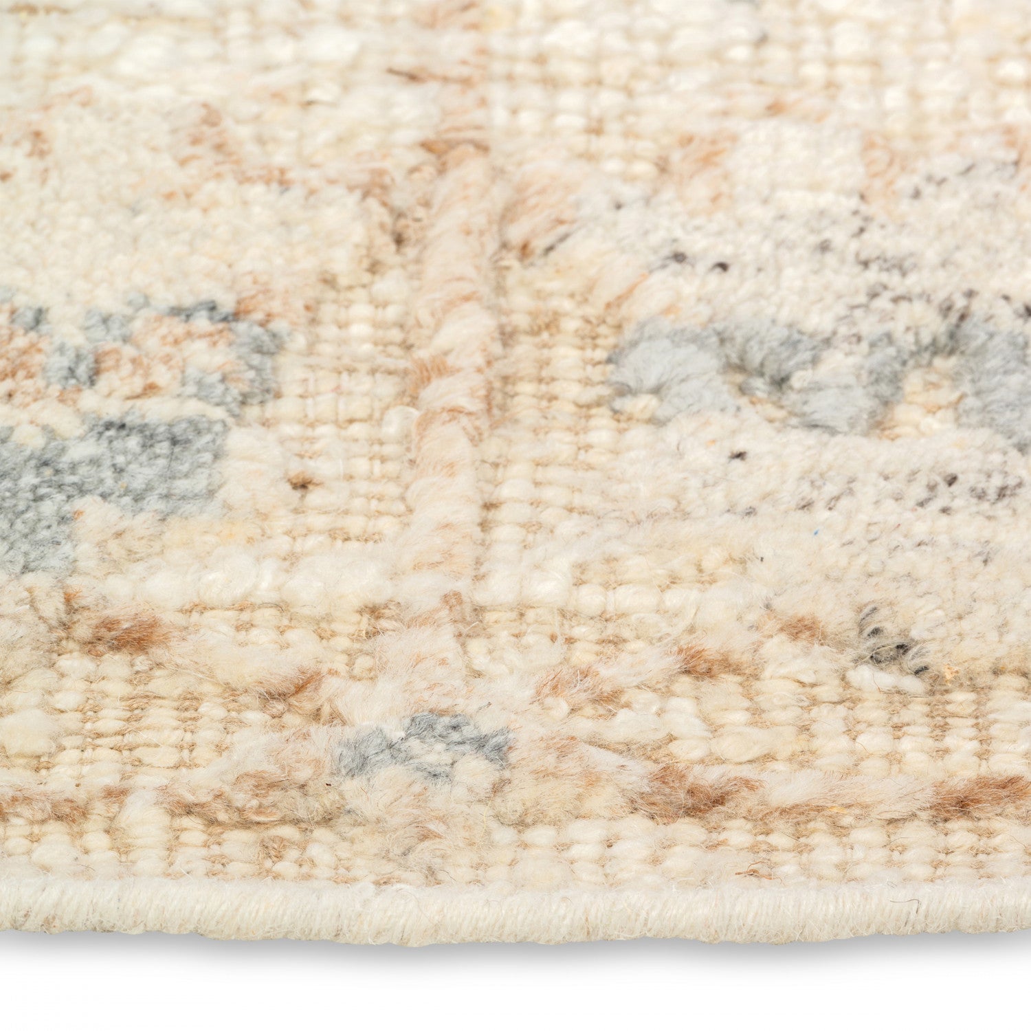Ethos Hand-Knotted Rug - 5' x 8' - Beige/Blue