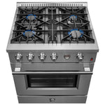 Forno Marco 30" Stainless Steel Freestanding Gas Range (4.32 Cu. Ft.) - FFSGS6277-30