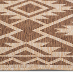 Cabana Tribal Indoor/Outdoor Rug - 6' x 9' - Brown