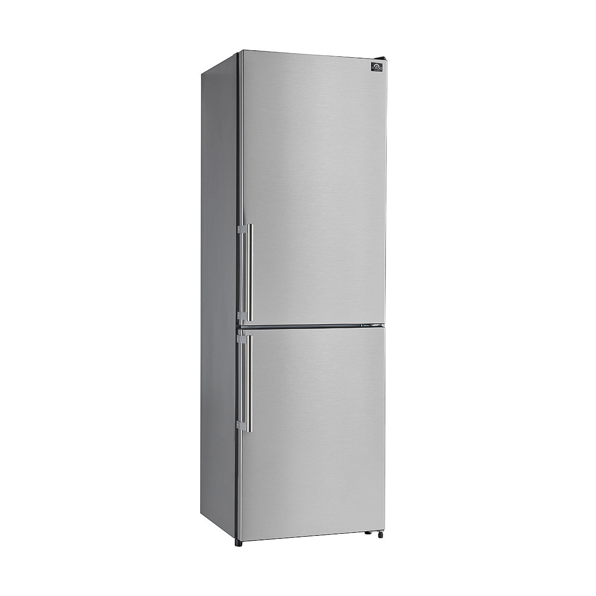 Forno Guardia 23.4" 10.8 Cu.Ft. Stainless Steel Bottom Freezer Refrigerator with Right Swing Door - FFFFD1778-24RS