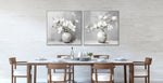 Magnolia Whispers I Wall Art - White/Grey - 32 X 32