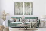 Ivory Woods II Wall Art - White - 45 X 30