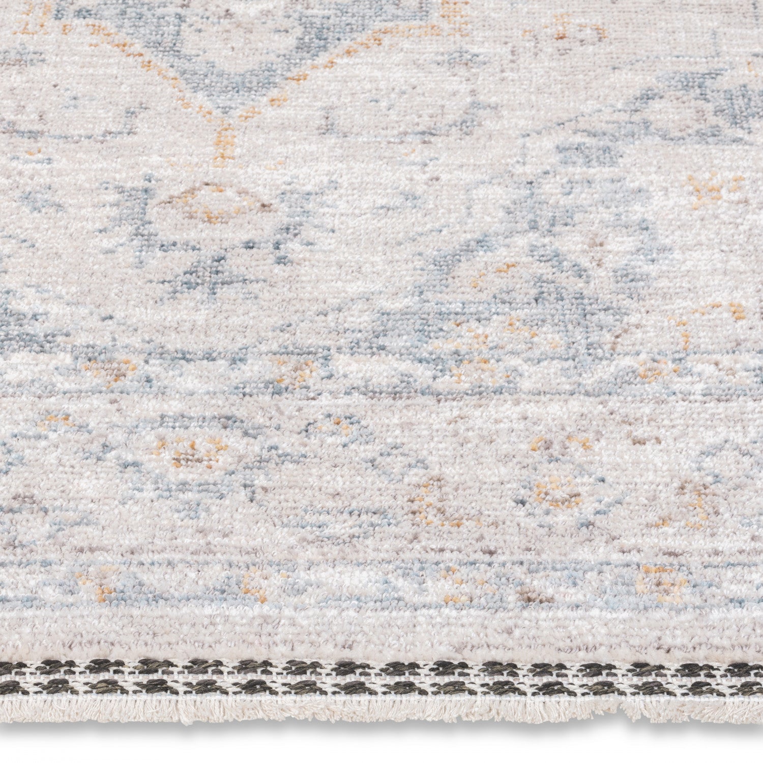 Poetic Traditional Rug - 9' x 12' - Antique White/Brown