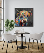 Technicolour Highlander Art - Multi-Colour - 32 X 32