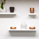 Stravik Medium Tapered Planter - Metallic Bronze