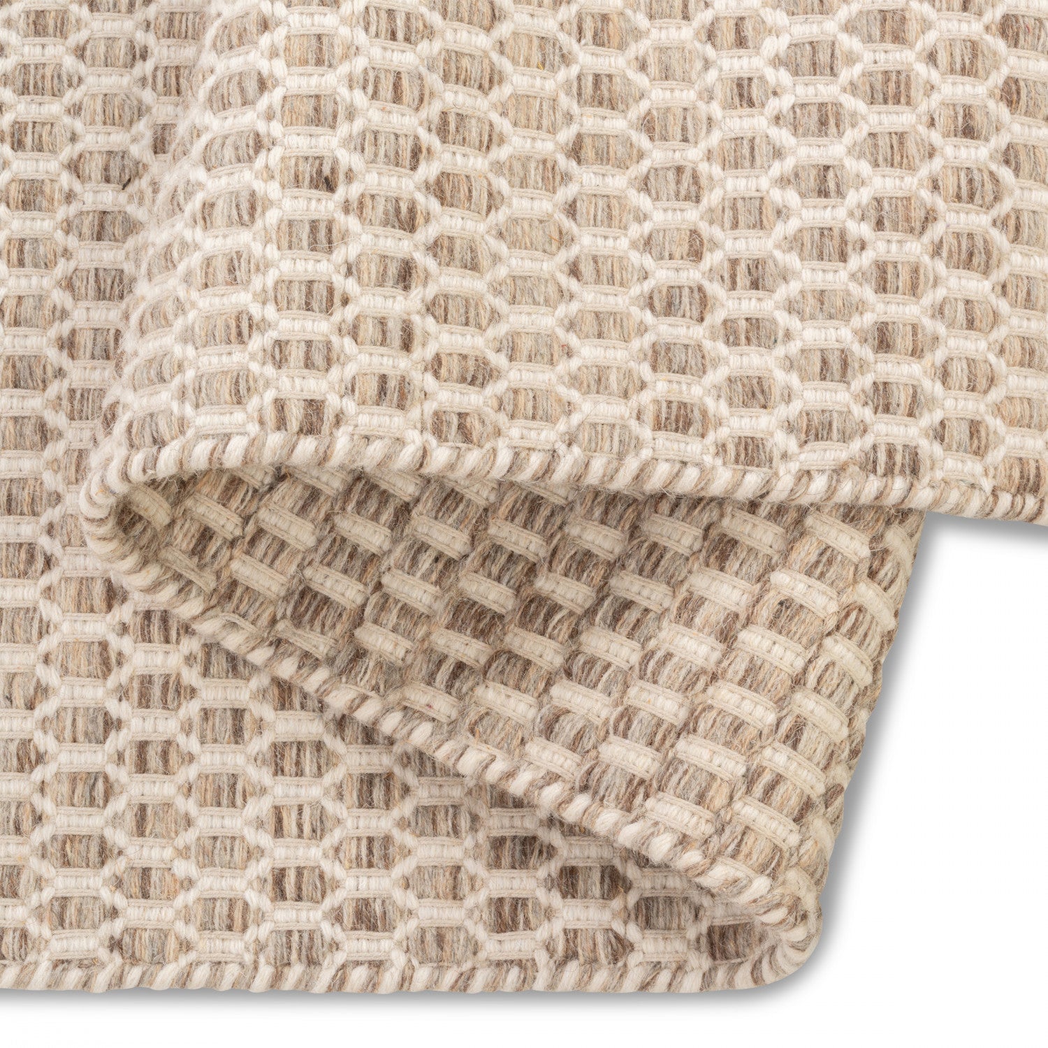 Alaska Reversible Modern Rug - 9' x 12' - Beige/Brown