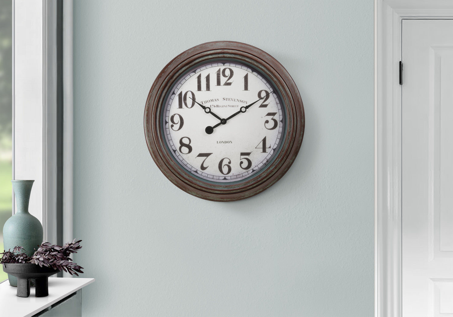 Allure Clock - Brown