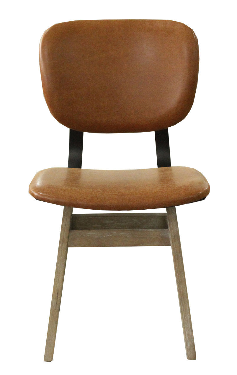 Lamarthe Dining Chair - Tan Brown - Set of Two