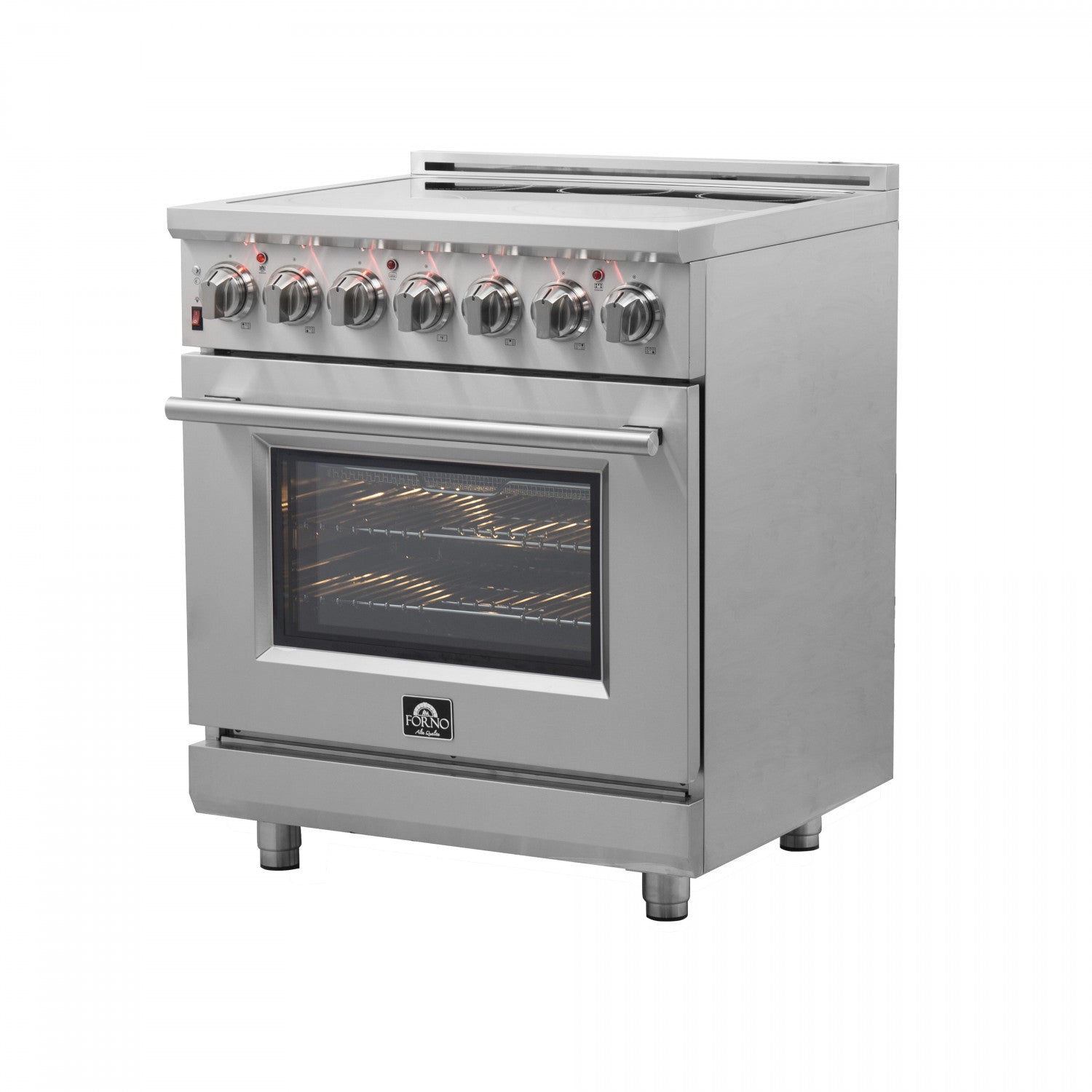 Forno Massimo 30" Stainless Steel Freestanding Electric Range with True Convection and Air Fry (4.32 Cu. Ft.) - FFSEL6020-30