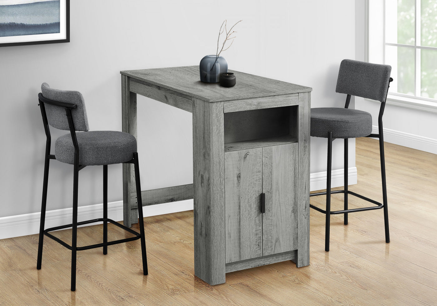 Elsie Counter-height Dining Table - Grey | Leon's