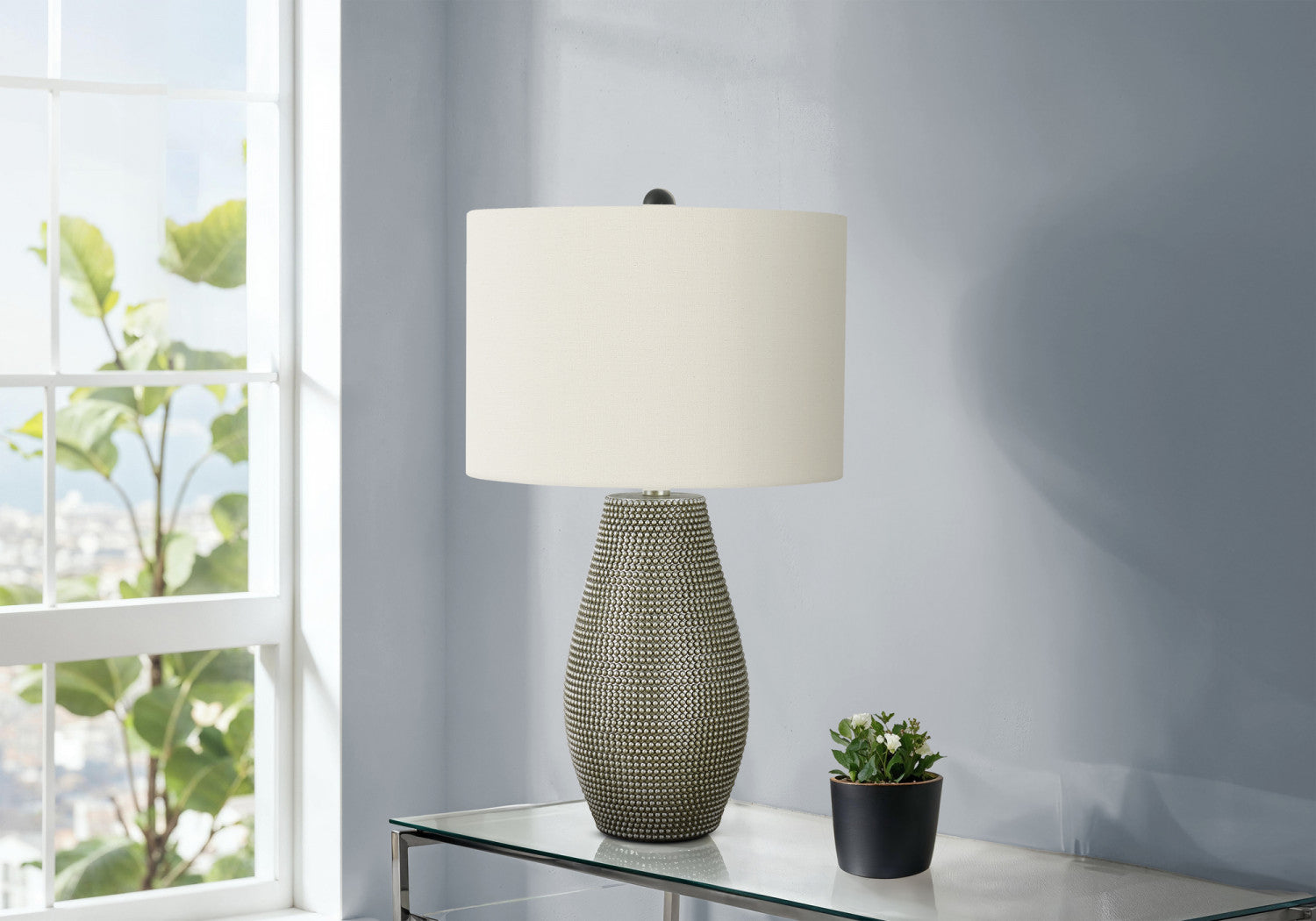 Savoy Table Lamp - Grey