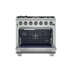 Forno Capriasca 36" Stainless Steel Freestanding Gas Range (5.36 Cu. Ft.) - FFSGS6260-36