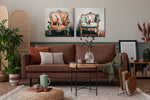 Velvet Throne I Wall Art - Multi-Colour - 24 X 24