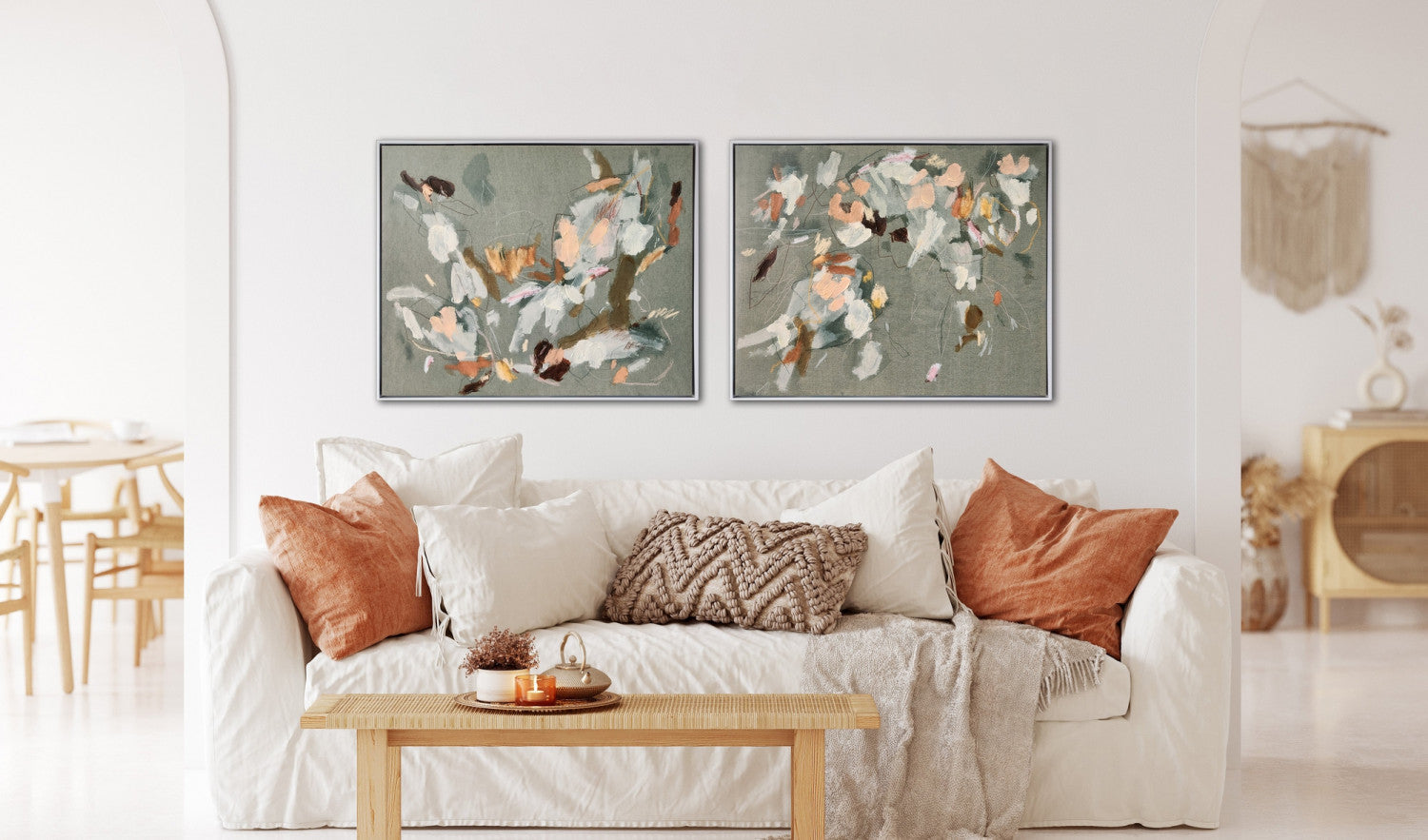 Botanic Rhythm I Wall Art - Multi-Colour - 24 X 30