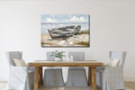 Washed Ashore Wall Art - Grey/Blue - 30 X 45