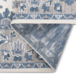 Marbella Traditional Outdoor Rug - 8' x 10' - Blue