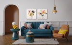 Watercolour Blooms II Wall Art - Multi-Colour - 24 X 24