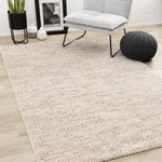 Halle Casual Contemporary Abstract Area Rug - 8' X 11' - Cream/Terra
