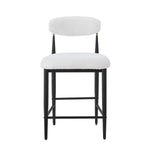 Kodi Counter Stool - White/Black - Set of Two