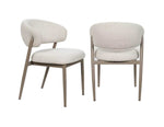 Abbott Dining Chair - Soft Grey - Set of Two