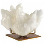 Jasper Statue - White/Brass