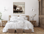 Slumbering Giant Wall Art - Brown - 36 X 36