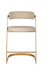 Makai Counter Stool - Gold - Set of Two