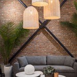Iskren Medium Chandelier - Natural
