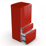 Forno Luigi 33" 18 Cu.Ft. Red French Door Refrigerator - FFFFD1791-33RED