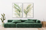 Verdant Veil II Art - Green/White - 28 X 42
