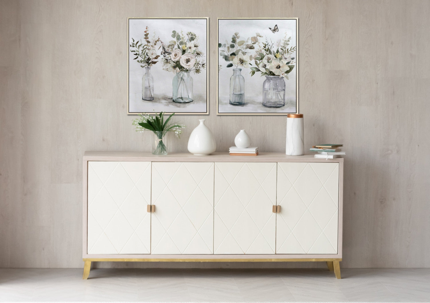 Still Life in Bloom I Wall Art - Neutral - 24 X 20