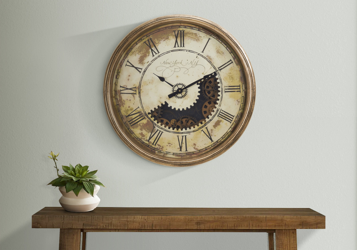 Vista Clock - Brown