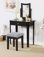 Kyrie Vanity Table Set - Black